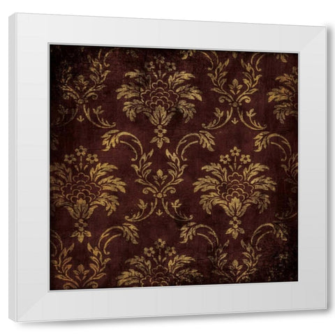 Patterns White Modern Wood Framed Art Print by Grey, Jace