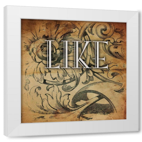 Dark Blue Like White Modern Wood Framed Art Print by Grey, Jace