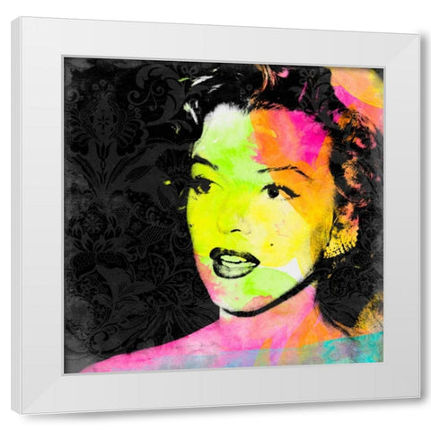 Monroe Watercolor Noborder White Modern Wood Framed Art Print by Grey, Jace