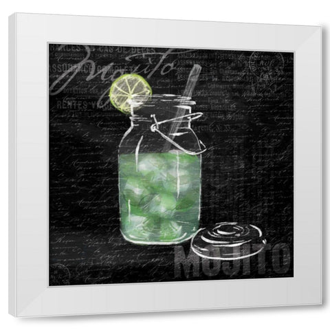 Mojito White Modern Wood Framed Art Print by Grey, Jace