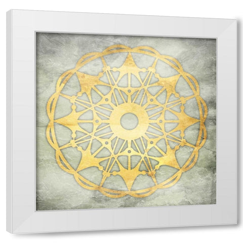 Abstract Pattern White Modern Wood Framed Art Print by Grey, Jace