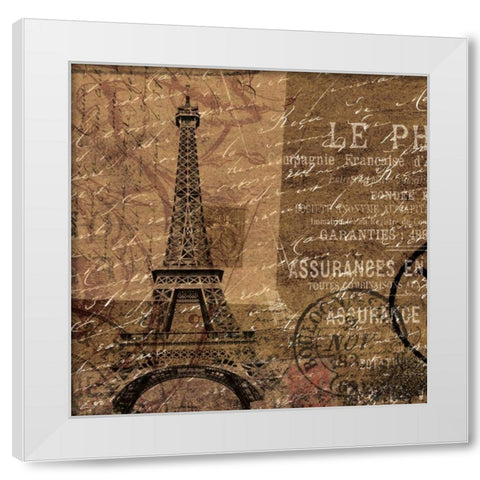 Patch 4 White Modern Wood Framed Art Print by Grey, Jace