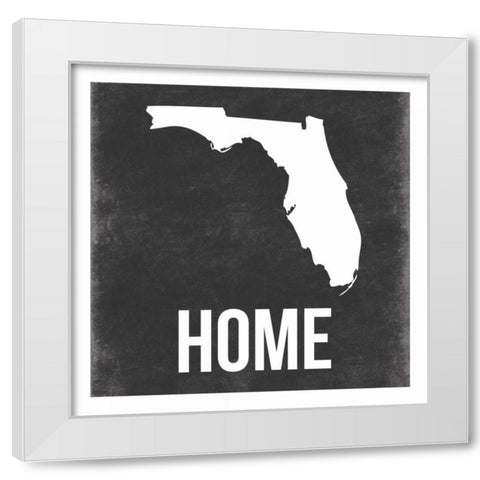 Florida White Modern Wood Framed Art Print by Grey, Jace