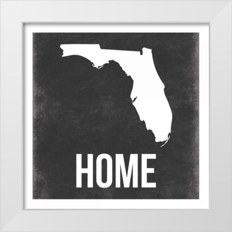 Florida White Modern Wood Framed Art Print by Grey, Jace