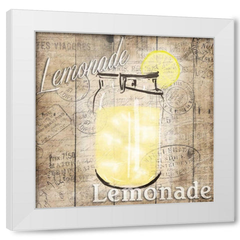 Wood Lemonade White Modern Wood Framed Art Print by Grey, Jace