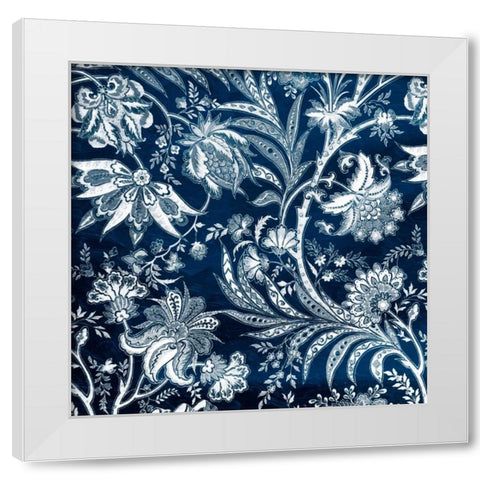 Blue Gypsy White Modern Wood Framed Art Print by Grey, Jace