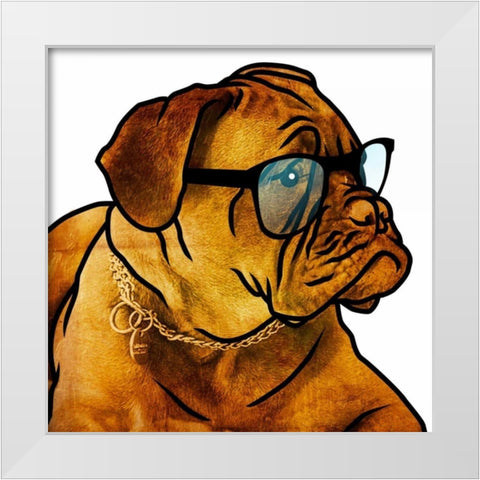 Henry White Modern Wood Framed Art Print by Grey, Jace