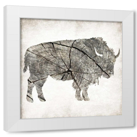 Buffalo Rings Mineral White Modern Wood Framed Art Print by Grey, Jace