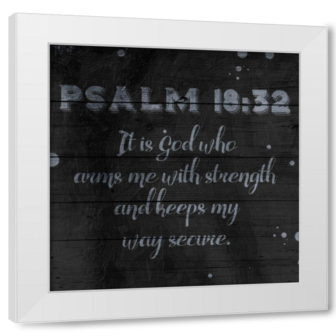 Strength White Modern Wood Framed Art Print by Grey, Jace