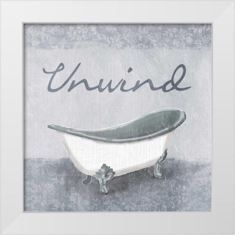 Dont Be Grey White Modern Wood Framed Art Print by Grey, Jace