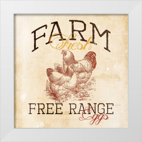 Farm Fresh White Modern Wood Framed Art Print by Grey, Jace