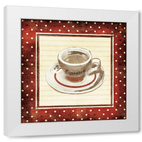 Espresso White Modern Wood Framed Art Print by Grey, Jace