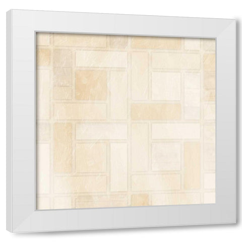 Birds Eye White Modern Wood Framed Art Print by Grey, Jace