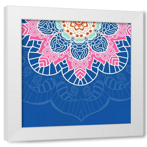 Growing Top White Modern Wood Framed Art Print by Grey, Jace