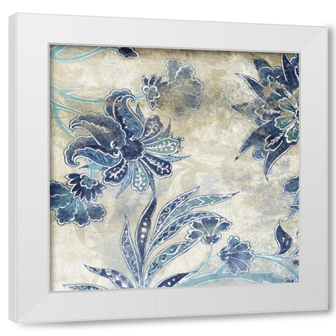 Floral Sky White Modern Wood Framed Art Print by Grey, Jace