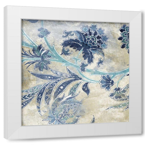 Floral Sky Mate White Modern Wood Framed Art Print by Grey, Jace