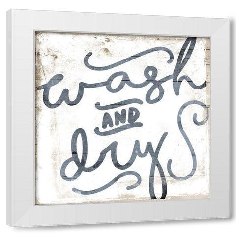 Vintage Wash White Modern Wood Framed Art Print by Grey, Jace