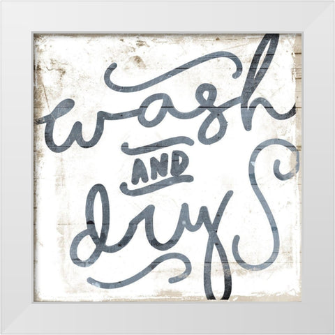 Vintage Wash White Modern Wood Framed Art Print by Grey, Jace
