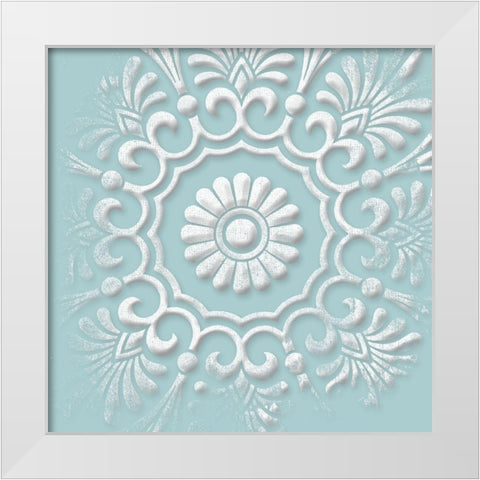 Floral Pop One White Modern Wood Framed Art Print by Grey, Jace