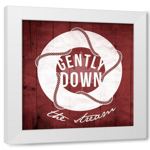 Canada Gently Down White Modern Wood Framed Art Print by Grey, Jace