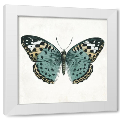 Neutral Butterfly 2 White Modern Wood Framed Art Print by Grey, Jace