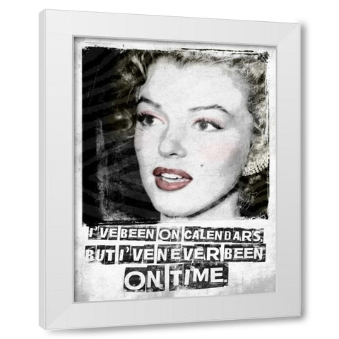Monroe 2 White Modern Wood Framed Art Print by Grey, Jace