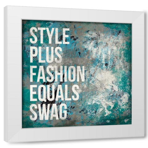 Style 1 White Modern Wood Framed Art Print by Grey, Jace