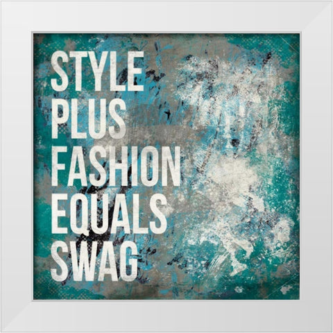 Style 1 White Modern Wood Framed Art Print by Grey, Jace