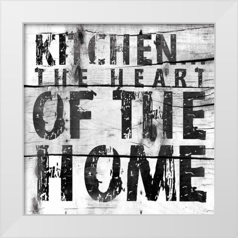 Kitchen 2 Mate White Modern Wood Framed Art Print by Grey, Jace