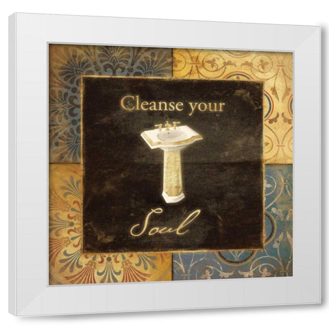 Sink White Modern Wood Framed Art Print by Grey, Jace