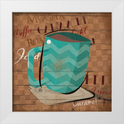 Coffee 2 White Modern Wood Framed Art Print by Grey, Jace