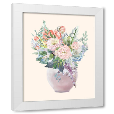 Night Of Romance 2 White Modern Wood Framed Art Print by Keith, Jesse