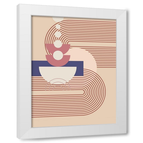Hidden Between Orbit White Modern Wood Framed Art Print by Keith, Jesse