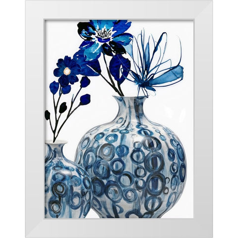 Plant Canvas 1 White Modern Wood Framed Art Print by Keith, Jesse