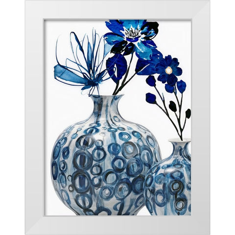 Plant Canvas 2 White Modern Wood Framed Art Print by Keith, Jesse