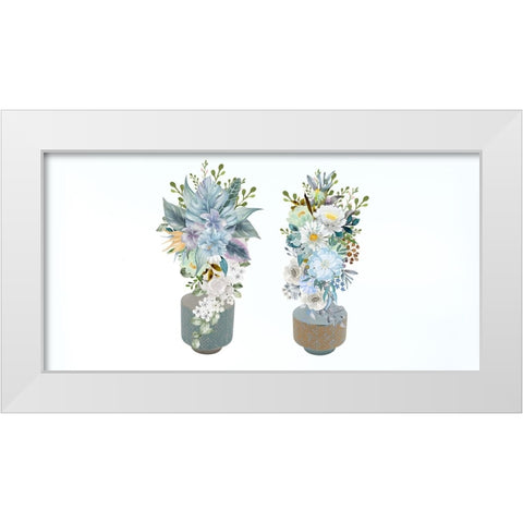 Spiritual Bloom 1 White Modern Wood Framed Art Print by Keith, Jesse