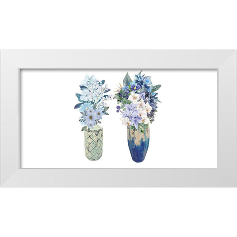 Love And Passion White Modern Wood Framed Art Print by Keith, Jesse