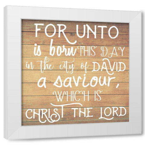 For Unto White Modern Wood Framed Art Print by Matic, Jelena