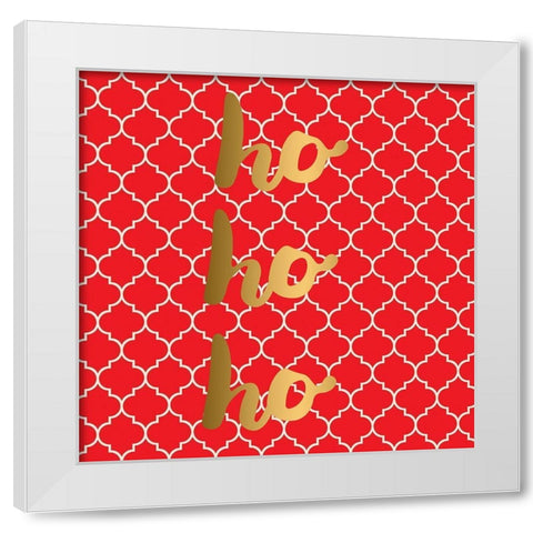 Tree Ho White Modern Wood Framed Art Print by Matic, Jelena