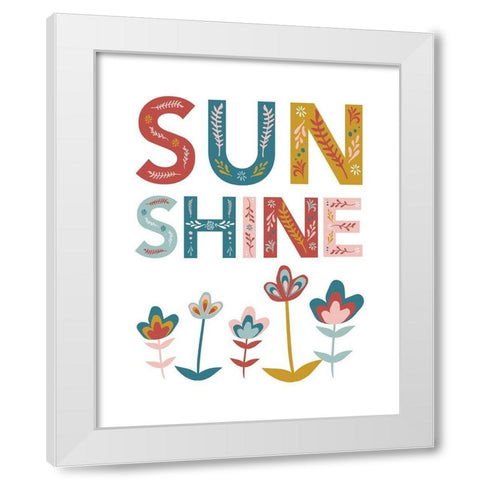 Sunshine_8x10_JenniferMcCully White Modern Wood Framed Art Print by McCully, Jennifer