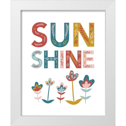 Sunshine_8x10_JenniferMcCully White Modern Wood Framed Art Print by McCully, Jennifer