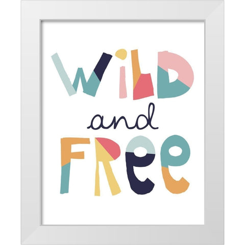 Wild Free Muted White Modern Wood Framed Art Print by McCully, Jennifer