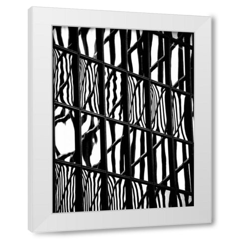 Reflectional Industry C White Modern Wood Framed Art Print by Pica, Jeff