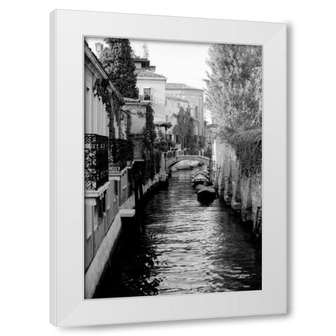 Cinque calli di Venezia 5 White Modern Wood Framed Art Print by Grey, Jace