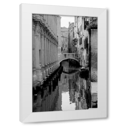 Cinque calli di Venezia 2 White Modern Wood Framed Art Print by Grey, Jace