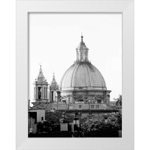 Dome In The Sky White Modern Wood Framed Art Print by Pica, Jeff