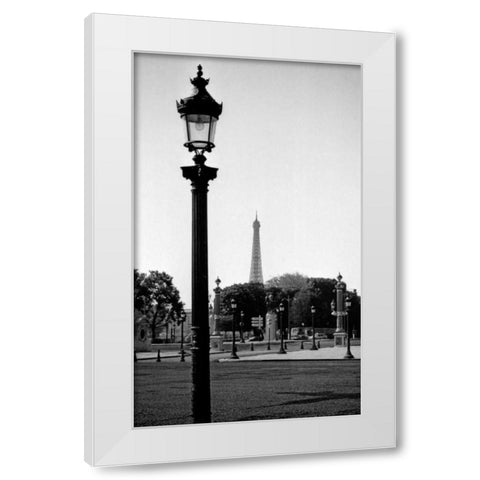 Eifel Tower 3 White Modern Wood Framed Art Print by Pica, Jeff