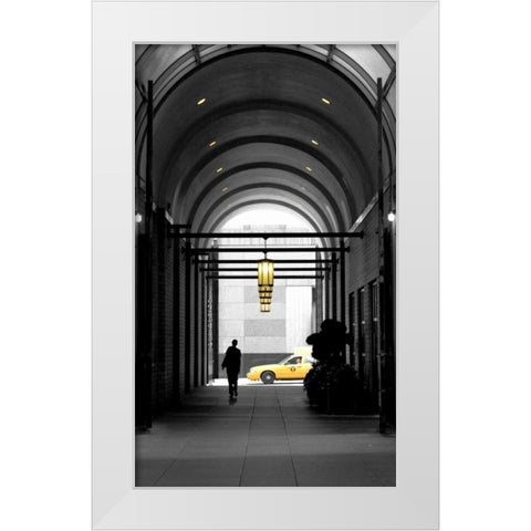 HR BandW 1 White Modern Wood Framed Art Print by Pica, Jeff