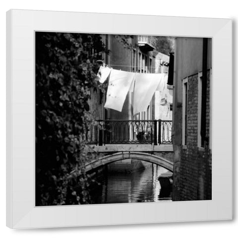 Cinque calli di Venezia 4 E White Modern Wood Framed Art Print by Grey, Jace