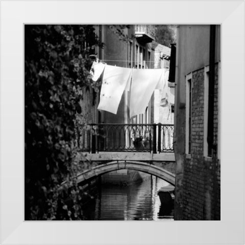 Cinque calli di Venezia 4 E White Modern Wood Framed Art Print by Grey, Jace